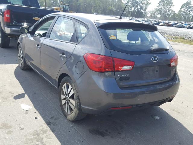 KNAFU5A25D5687025 - 2013 KIA FORTE EX GREEN photo 3