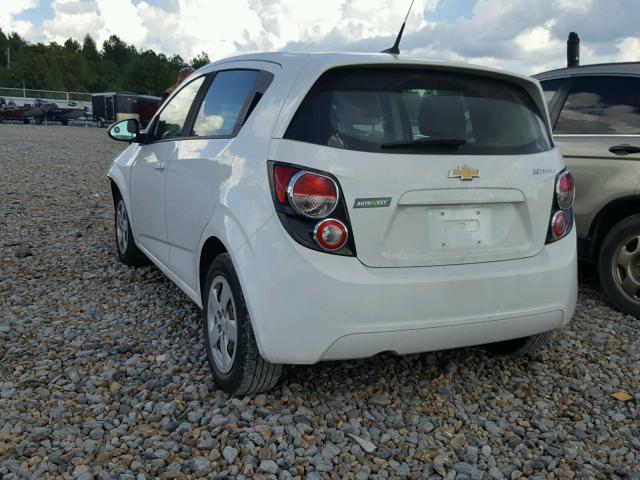 1G1JA6SH0E4226197 - 2014 CHEVROLET SONIC LS WHITE photo 3