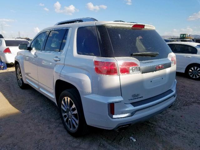 2GKFLRE30G6128589 - 2016 GMC TERRAIN DE WHITE photo 3