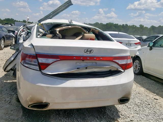 KMHFG4JG7DA316838 - 2013 HYUNDAI AZERA WHITE photo 9