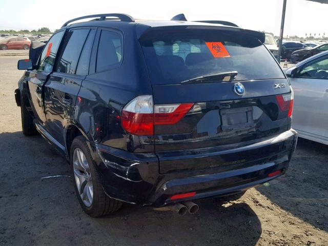 WBXPC934X7WF18803 - 2007 BMW X3 3.0SI BLACK photo 3