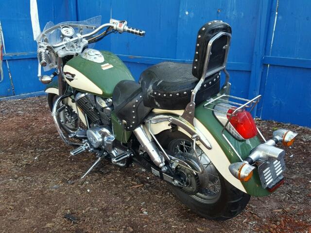 JH2RC4468XM100801 - 1999 HONDA VT750 CD2 绿色 照片 3