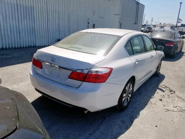 1HGCR2F38EA222594 - 2014 HONDA ACCORD LX WHITE photo 4