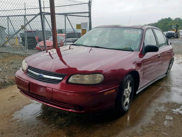 1G1ND52F64M680938 - 2004 CHEVROLET CLASSIC RED photo 2