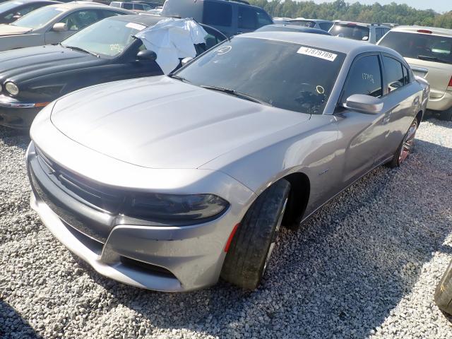 2C3CDXCT3GH355528 - 2016 DODGE CHARGER R/ SILVER photo 2