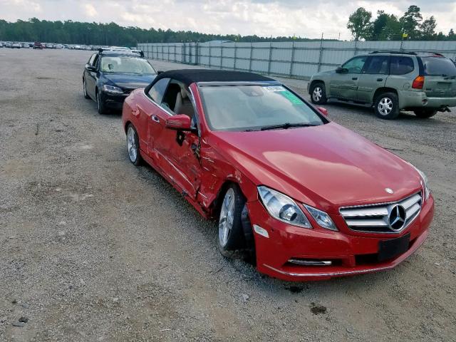 WDDKK5KF6CF178715 - 2012 MERCEDES-BENZ E 350 RED photo 1