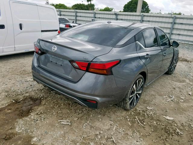 1N4BL4CV1KC209169 - 2019 NISSAN ALTIMA SR GRAY photo 4