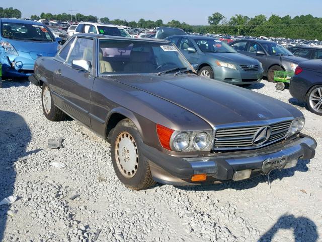 WDBBA48D8KA096962 - 1989 MERCEDES-BENZ 560 SL GOLD photo 1