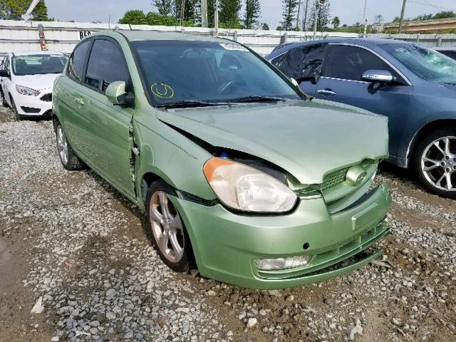 KMHCN36C08U065352 - 2008 HYUNDAI ACCENT SE GREEN photo 1