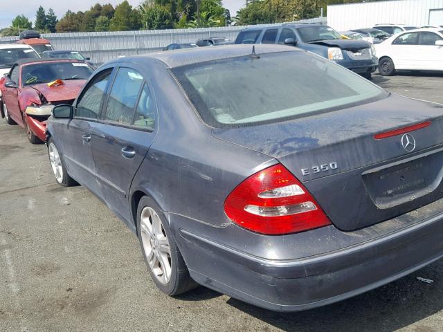 WDBUF56J56A825921 - 2006 MERCEDES-BENZ E 350 BLUE photo 3