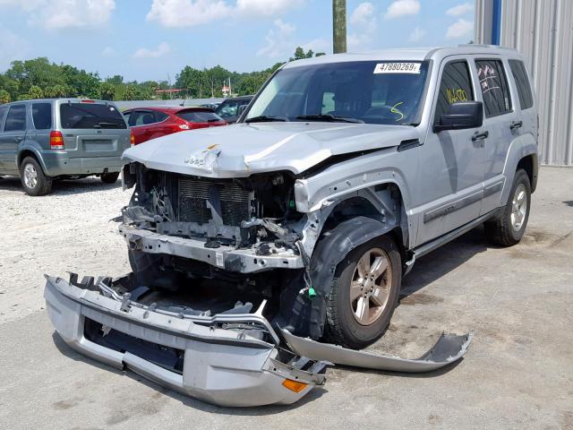 1C4PJLAKXCW115753 - 2012 JEEP LIBERTY SP SILVER photo 2