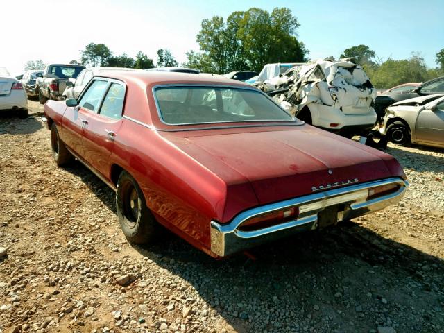 2526902106858 - 1970 PONTIAC CATALINA RED photo 3