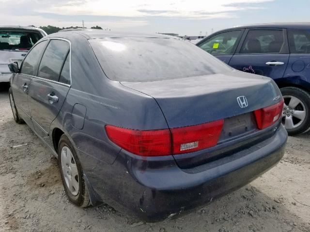 1HGCM56485A070471 - 2005 HONDA ACCORD LX GRAY photo 3