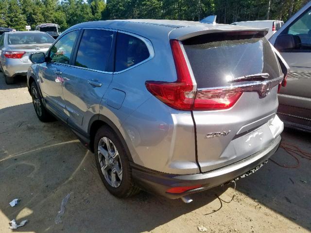 5J6RW2H88KA002453 - 2019 HONDA CR-V EXL SILVER photo 3