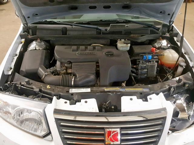 1G8AJ55F37Z147974 - 2007 SATURN ION LEVEL WHITE photo 7
