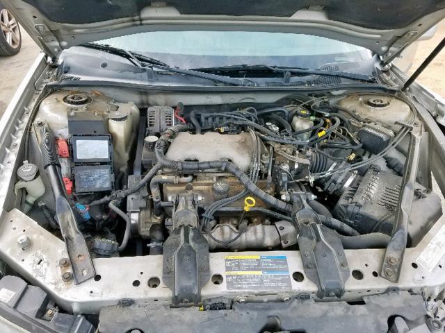 2G1WF52E759299541 - 2005 CHEVROLET IMPALA SILVER photo 7