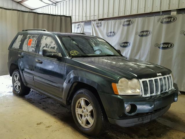 1J4HR48NX5C701693 - 2005 JEEP GRAND CHER GREEN photo 1