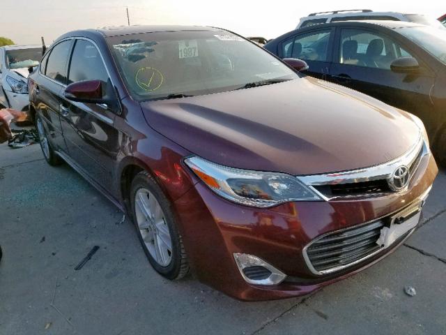 4T1BK1EB3EU091554 - 2014 TOYOTA AVALON BAS BURGUNDY photo 1