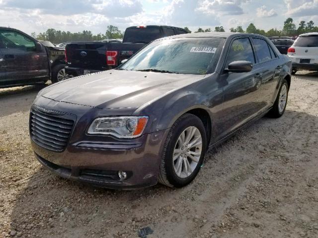 2C3CCAAG7EH380760 - 2014 CHRYSLER 300 GRAY photo 2