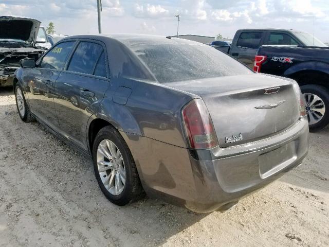 2C3CCAAG7EH380760 - 2014 CHRYSLER 300 GRAY photo 3