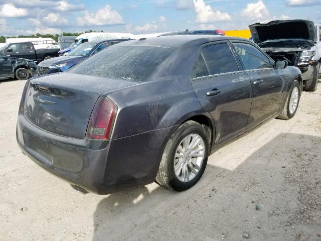 2C3CCAAG7EH380760 - 2014 CHRYSLER 300 GRAY photo 4