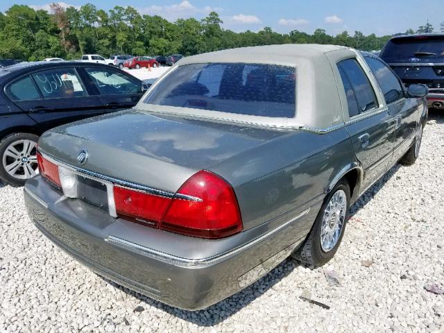 2MEFM74W12X650156 - 2002 MERCURY GRAND MARQ GRAY photo 4