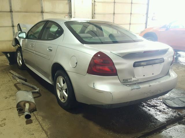 2G2WP522851302797 - 2005 PONTIAC GRAND PRIX SILVER photo 3