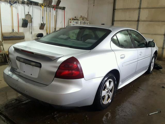 2G2WP522851302797 - 2005 PONTIAC GRAND PRIX SILVER photo 4