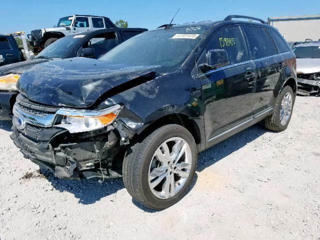 2FMDK3KC0BBA32853 - 2011 FORD EDGE LIMIT BLACK photo 2