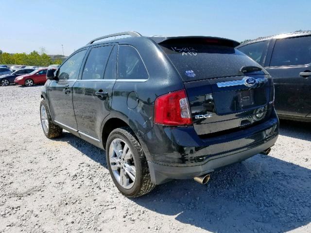 2FMDK3KC0BBA32853 - 2011 FORD EDGE LIMIT BLACK photo 3