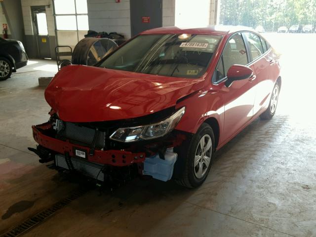 1G1BC5SM7J7248213 - 2018 CHEVROLET CRUZE LS RED photo 2