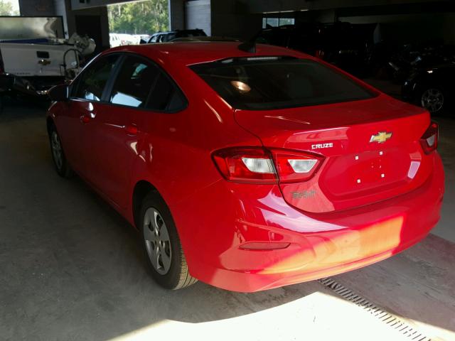 1G1BC5SM7J7248213 - 2018 CHEVROLET CRUZE LS RED photo 3