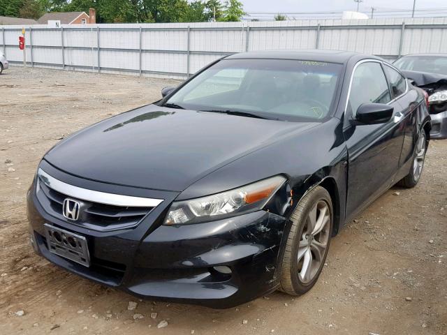 1HGCS2B85BA001441 - 2011 HONDA ACCORD EXL BLACK photo 2