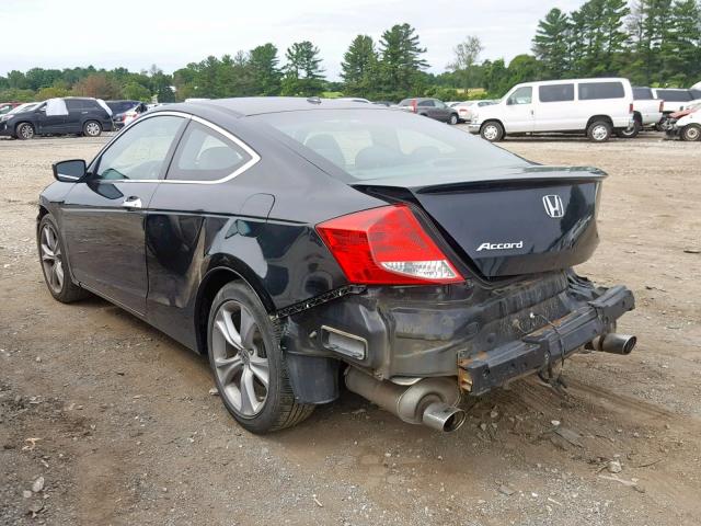 1HGCS2B85BA001441 - 2011 HONDA ACCORD EXL BLACK photo 3