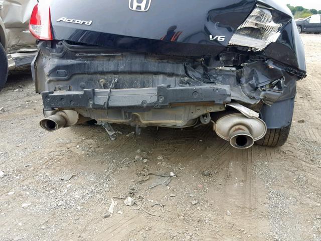 1HGCS2B85BA001441 - 2011 HONDA ACCORD EXL BLACK photo 9