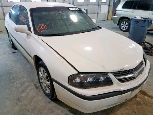 2G1WF52E059177488 - 2005 CHEVROLET IMPALA WHITE photo 1