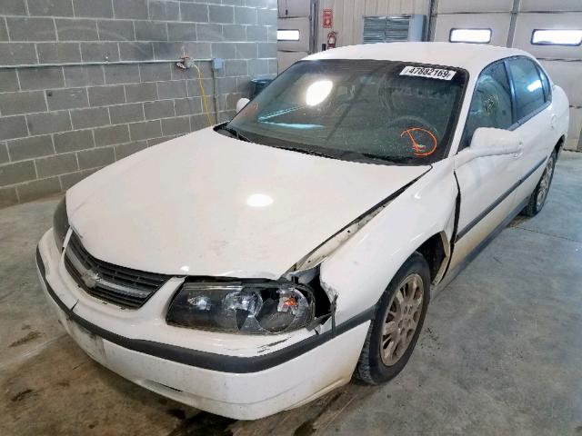 2G1WF52E059177488 - 2005 CHEVROLET IMPALA WHITE photo 2