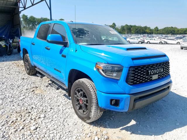 5TFDY5F10KX797013 - 2019 TOYOTA TUNDRA CRE BLUE photo 1