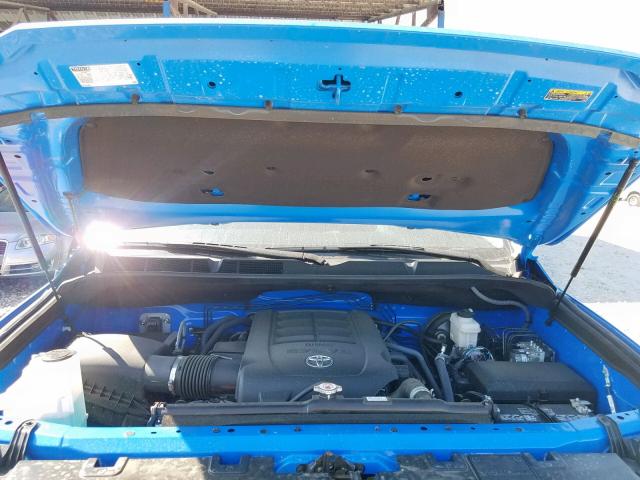 5TFDY5F10KX797013 - 2019 TOYOTA TUNDRA CRE BLUE photo 7