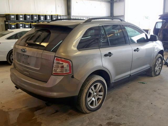 2FMDK36C08BB16304 - 2008 FORD EDGE SE GRAY photo 4