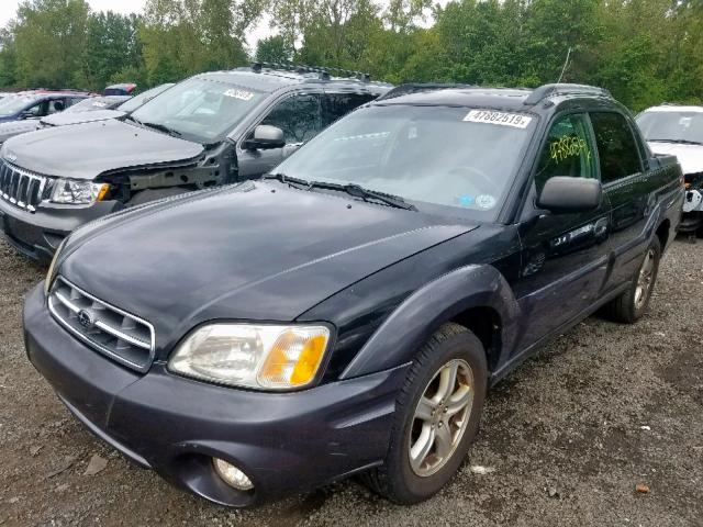 4S4BT62C957103292 - 2005 SUBARU BAJA SPORT BLACK photo 2