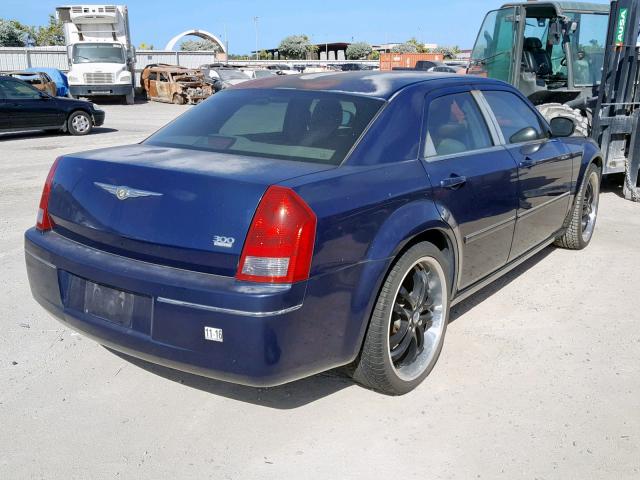 2C3KA53G46H278274 - 2006 CHRYSLER 300 TOURIN BLUE photo 4