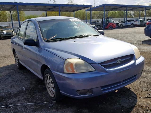 KNADC125536266619 - 2003 KIA RIO BLUE photo 1