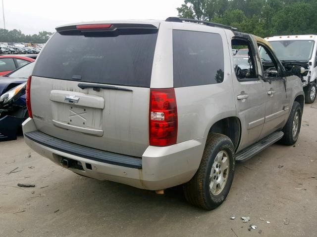 1GNFK13047R166573 - 2007 CHEVROLET TAHOE K150 BEIGE photo 4