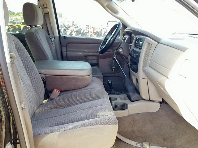 3D7KS28C15G861449 - 2005 DODGE RAM 2500 S შავი ფოტო 5