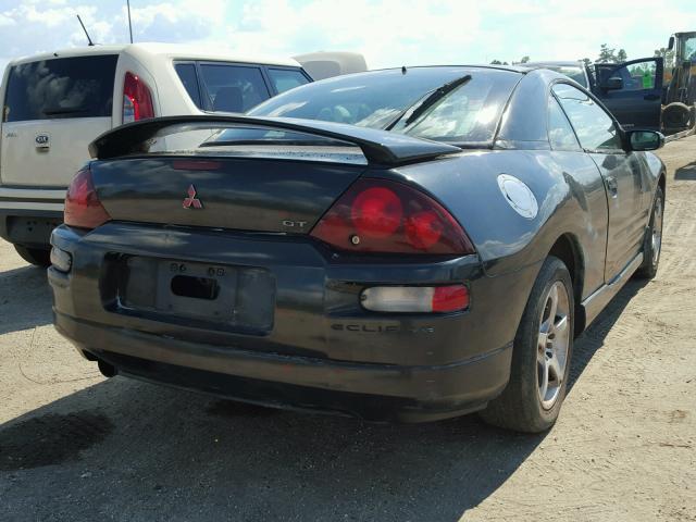 4A3AC54H31E154275 - 2001 MITSUBISHI ECLIPSE GT BLACK photo 4