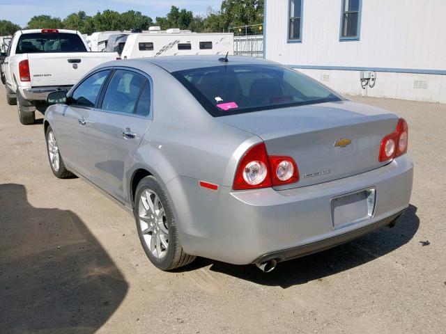 1G1ZE5E74BF379346 - 2011 CHEVROLET MALIBU LTZ 银色 照片 3