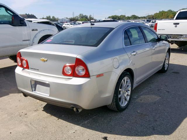 1G1ZE5E74BF379346 - 2011 CHEVROLET MALIBU LTZ 银色 照片 4