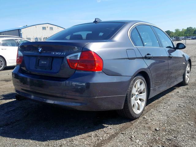 WBAVD335X6KV65448 - 2006 BMW 330 XI GRAY photo 4