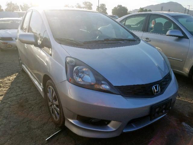 JHMGE8H50DC003014 - 2013 HONDA FIT SPORT SILVER photo 1